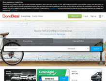 Tablet Screenshot of donedeal.co.uk